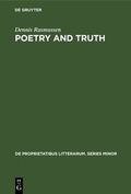 Cover: Poetry and truth - De Gruyter Mouton