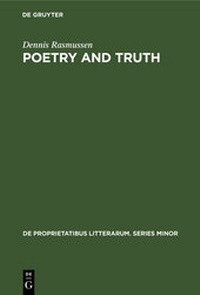Enlarge image Cover: Poetry and truth - De Gruyter Mouton