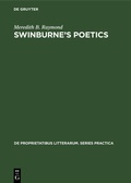 Cover: Swinburne's poetics - De Gruyter Mouton
