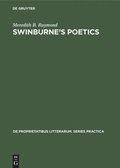 Cover: Swinburne's poetics - De Gruyter Mouton