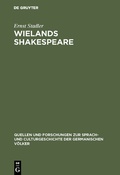 Cover: Wielands Shakespeare - De Gruyter