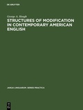 Cover: Structures of modification in contemporary American English - De Gruyter Mouton