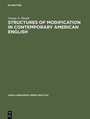 Cover: Structures of modification in contemporary American English - De Gruyter Mouton