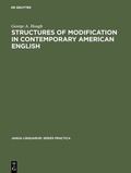 Cover: Structures of modification in contemporary American English - De Gruyter Mouton