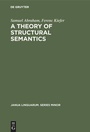 Cover: A theory of structural semantics - De Gruyter Mouton