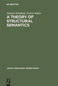 Enlarge image Cover: A theory of structural semantics - De Gruyter Mouton