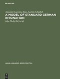 Cover: A model of standard German intonation - De Gruyter Mouton