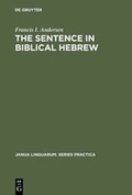 Cover: The Sentence in Biblical Hebrew - De Gruyter Mouton