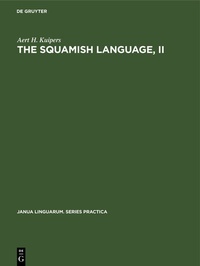 Enlarge image Cover: The Squamish language, II - De Gruyter Mouton