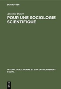 Cover: Pour une sociologie scientifique - De Gruyter Mouton
