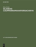 Cover: Silankas Cauppannamahapurisacariya - De Gruyter Mouton