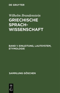 Abbildung von: Einleitung, Lautsystem, Etymologie - De Gruyter Mouton