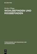 Cover: Wohlbefinden und Missbefinden - De Gruyter