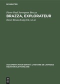 Cover: Brazza, explorateur - De Gruyter Mouton