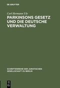 Cover: Parkinsons Gesetz und die deutsche Verwaltung - De Gruyter