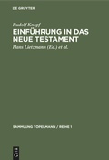 Cover: Einf&uuml;hrung in das Neue Testament - De Gruyter