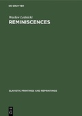 Cover: Reminiscences - De Gruyter Mouton