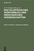 Cover: Dystocia - Encanthis scirrhosa - De Gruyter