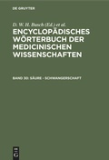 Cover: S&auml;ure - Schwangerschaft - De Gruyter