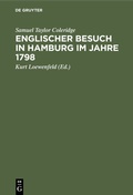 Cover: Englischer Besuch in Hamburg im Jahre 1798 - De Gruyter