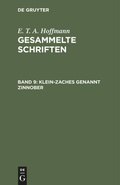 Cover: Klein-Zaches genannt Zinnober - De Gruyter
