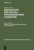 Cover: Vers- und Prosadichtung des 15. Jahrhunderts - De Gruyter