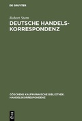 Cover: Deutsche Handelskorrespondenz - De Gruyter
