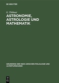 Bild: Astronomie, Astrologie und Mathematik - De Gruyter