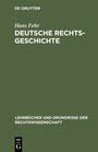 Cover: Deutsche Rechtsgeschichte - De Gruyter