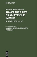Cover: Othello. Macbeth. Cymbelin - De Gruyter