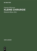 Cover: Kleine Chirurgie - De Gruyter