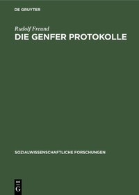 Enlarge image Cover: Die Genfer Protokolle - De Gruyter