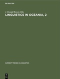 Cover: Linguistics in Oceania, 2 - De Gruyter Mouton