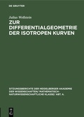 Bild: Zur Differentialgeometrie der isotropen Kurven - De Gruyter