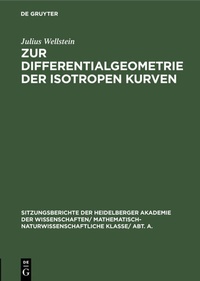 Abbildung von: Zur Differentialgeometrie der isotropen Kurven - De Gruyter