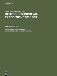 Enlarge image Cover: Die Appendicularien - De Gruyter