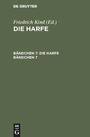 Cover: Die Harfe. Bändchen 7 - De Gruyter