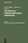 Cover: Die Unfallversicherung - De Gruyter