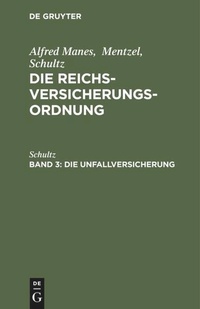 Enlarge image Cover: Die Unfallversicherung - De Gruyter