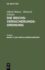 Cover: Die Unfallversicherung - De Gruyter