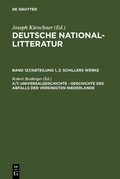 Cover: Universalgeschichte - De Gruyter