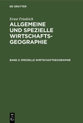 Cover: Spezielle Wirtschaftgeographie - De Gruyter