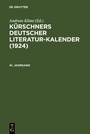 Cover: 1924 - De Gruyter