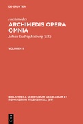 Cover: Archimedis opera omnia - De Gruyter