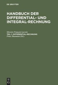 Cover: Differential-Rechnung - De Gruyter
