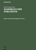 Cover: Praktische Publizistik, Teil 1 - De Gruyter Mouton