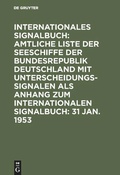 Cover: 31 Jan. 1953 - De Gruyter