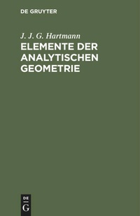Enlarge image Cover: Elemente der analytischen Geometrie - De Gruyter