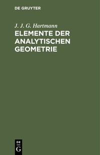 Abbildung von: Elemente der analytischen Geometrie - De Gruyter