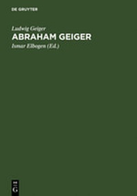 Enlarge image Cover: Abraham Geiger - De Gruyter